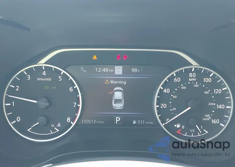 2020 Nissan Maxima Sl z USA, uszkodzony, nr VIN 1N4AA6DV3LC367607